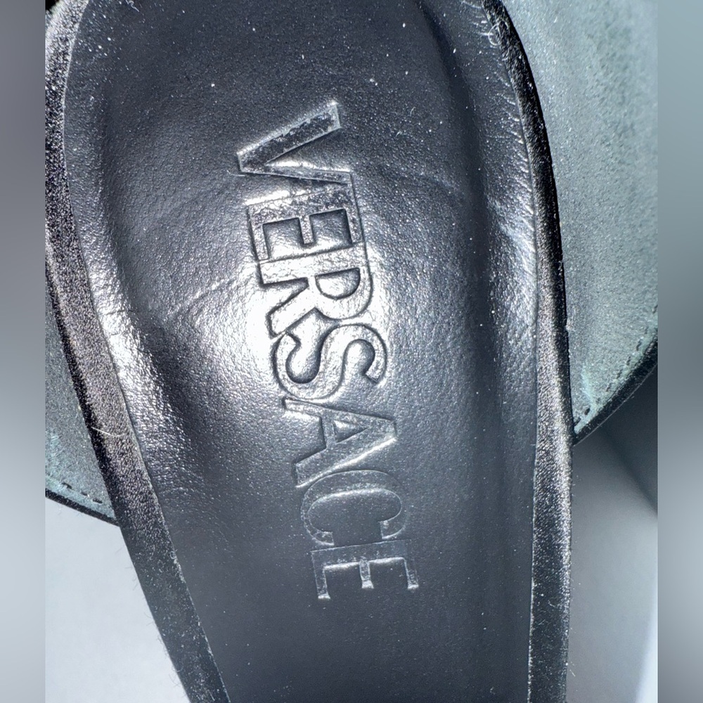 Versace Aevitas Single Platform Heels 38 - Picture 4 of 5